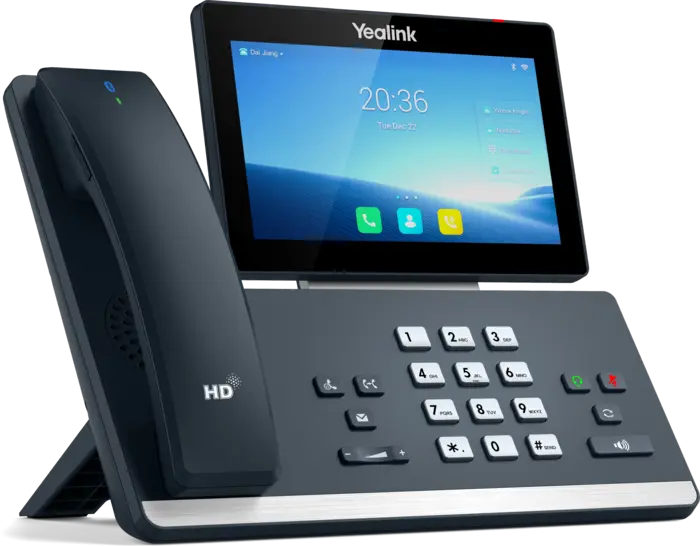 Yealink T58W Pro desk phone with a colour touchscreen